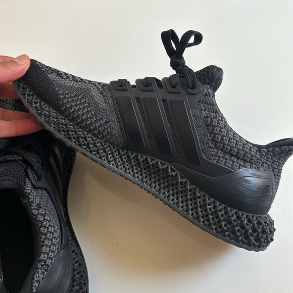 Adidas men’s ultra 4D triple black - Picture 8 of 14